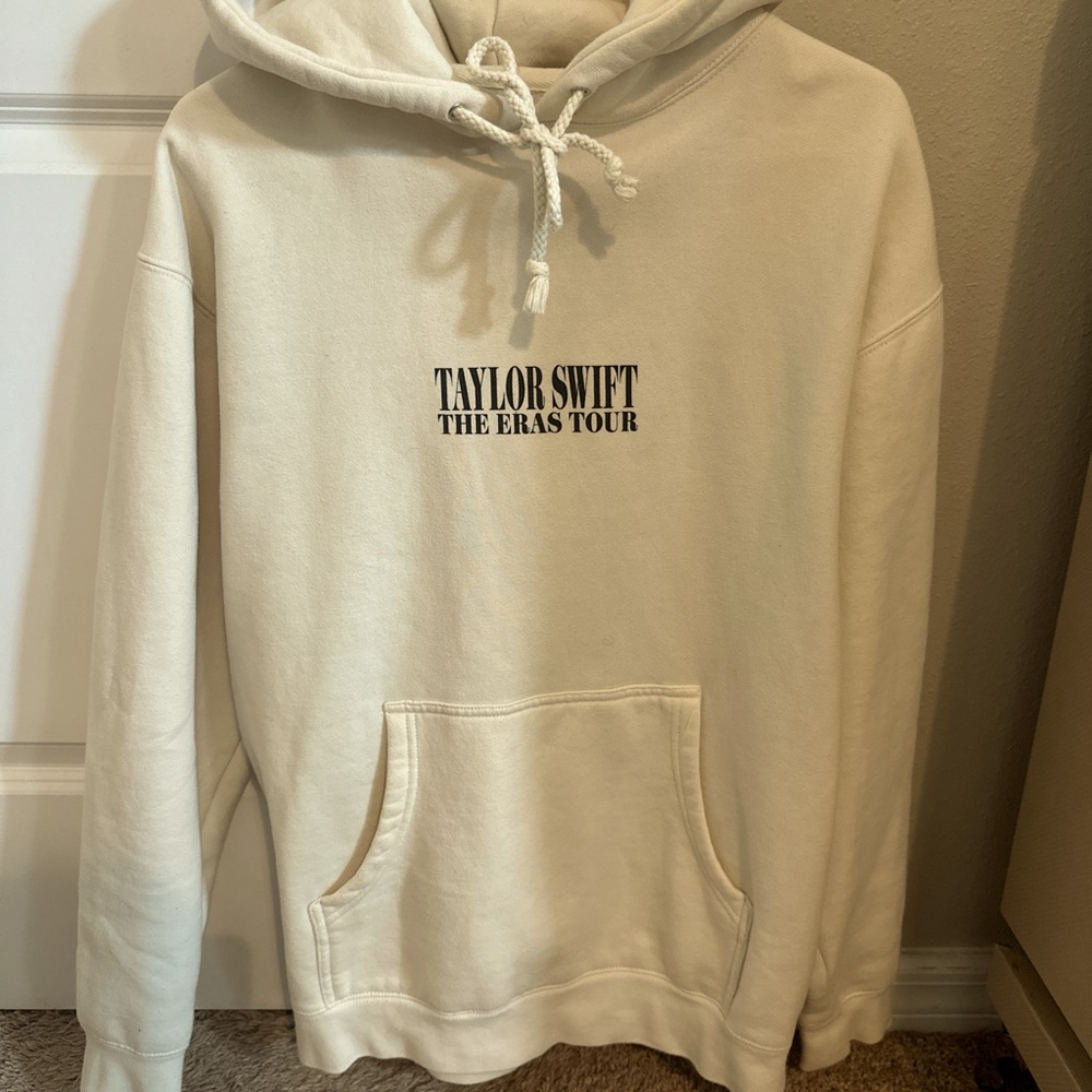 Taylor Swift Eras Tour cream and white hoodie!!